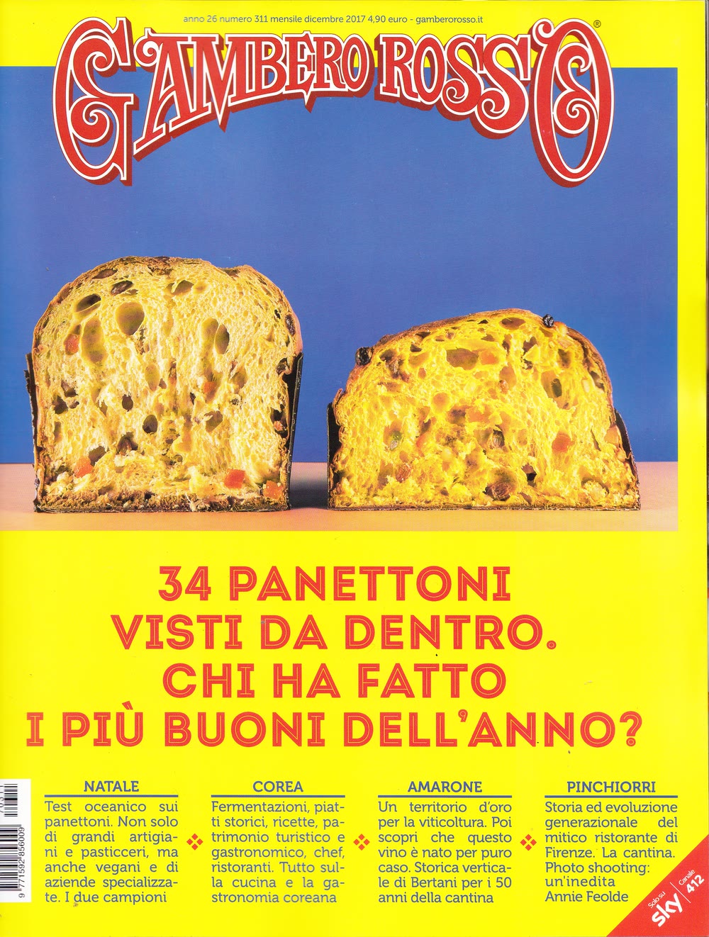 The cover of Gambero Rosso