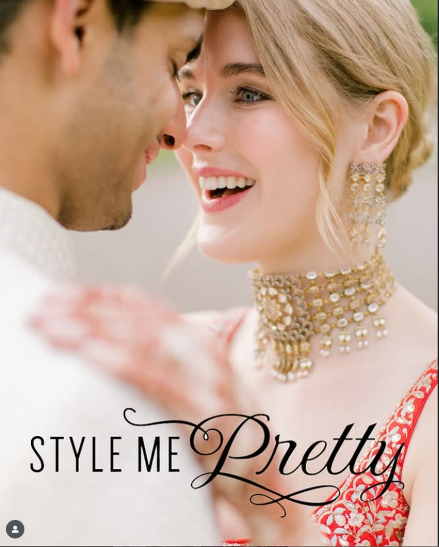 The Style Me Pretty feature on the NURA wedding
