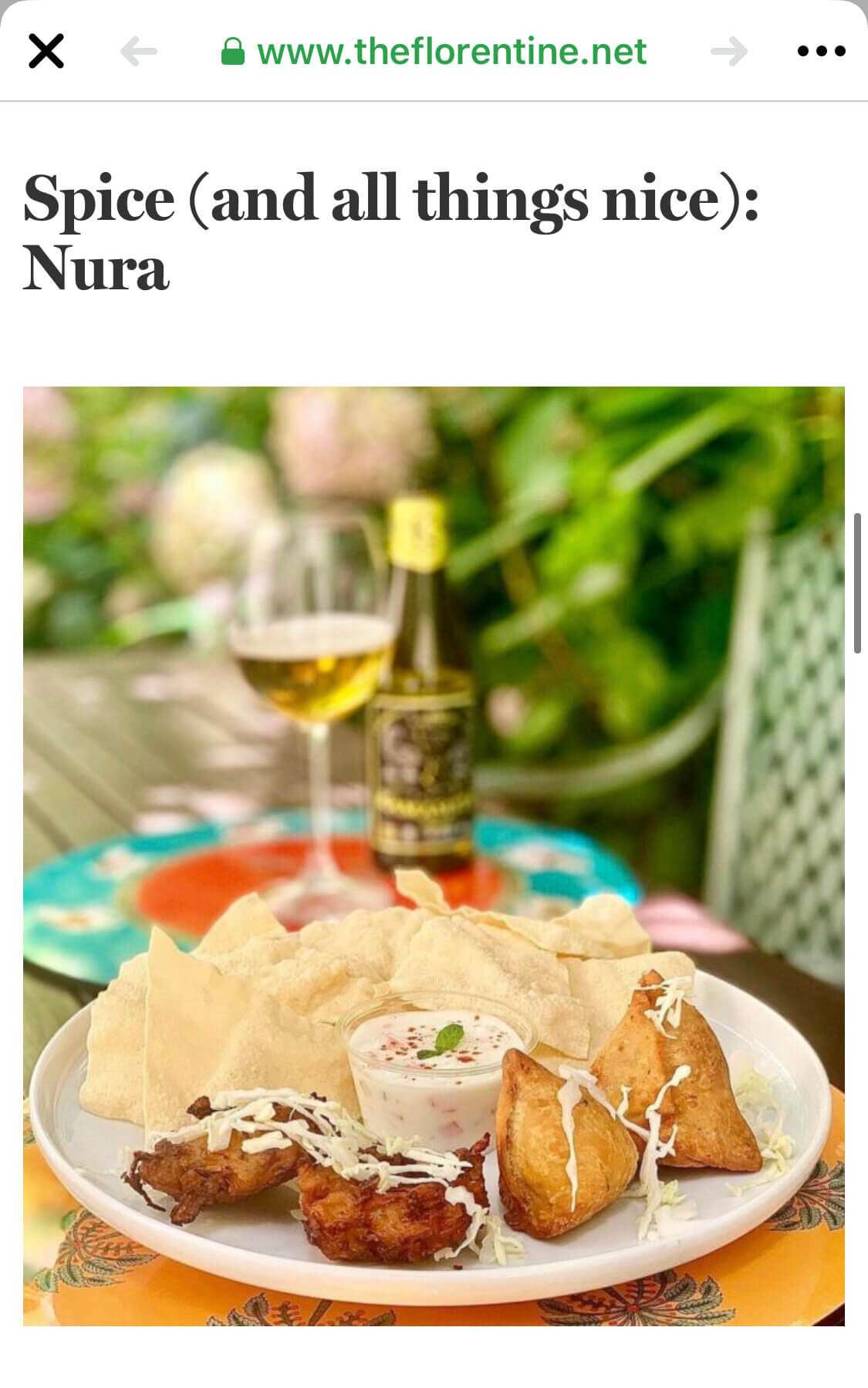 Nura su The Florentine