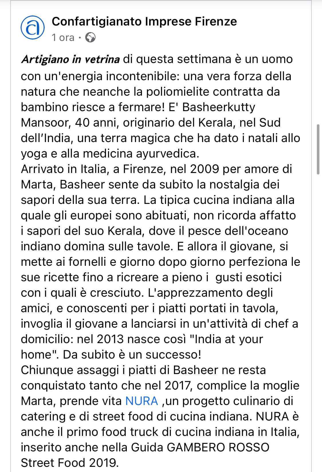 Nura Confartigianato Imprese Firenze