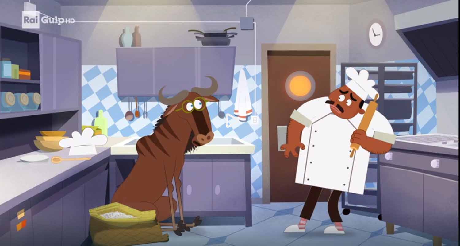 Lo chef di NURA Basheerkutty Mansoor in ATHCOO! su RAI GULP / episodio n.20 /